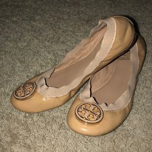 Nude Tory Burch ballet flats